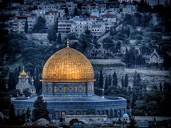 jerusalem, dome, palestine, israel, architecture, islam, travel, religion, building, landmark, tourism