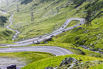 jalan transfagarasan, Hujan, Transfagarasan, Road, Romania, mobil, terkenal, pegunungan, alam, jalan, roadtrip