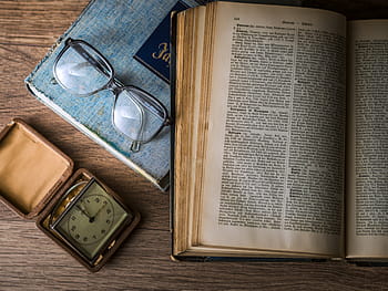 black, framed, eyeglasses, book, knowledge, library, glasses, textbook, information, education, literature