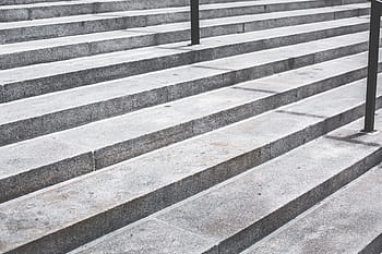tangga beton abu-abu, Abu-abu, Beton, Tangga, abstrak, arsitektur, kota, minimalis, jalan, di luar ruangan, tidak ada Orang