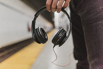 ヘッドホン、 ヘッドセット、 音楽、 黒、 スピーカー、 電子的、 ガジェット、 音、 ハンド
