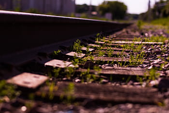 railroad, railway, train tracks, transportation