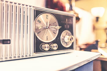 zavřít, fotografie, tranzistorové rádio, zblízka, objekty, líný, rádio, hudba, retro, vinobraní, staromódní