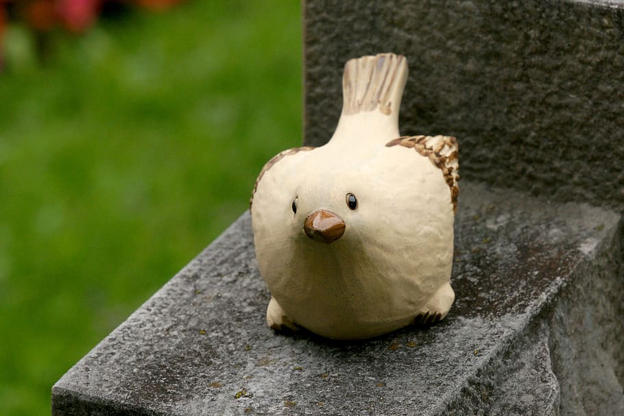 bird, figure, sculpture, cemetery, art, hope, statue