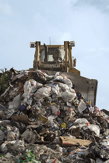 discarica, bulldozer, spazzatura, cumulo di rifiuti, raccolta differenziata, sciocchezze, ecologia, disposizione, sanitario, industriale, posto
