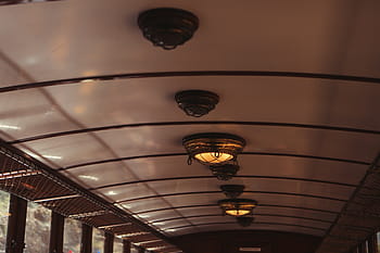 światła sufitowe, autobus, czarny, kopuła, światła, sufit, pociąg, okna, transport, podróżować, wewnątrz