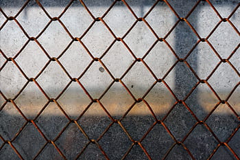 foto, Marrone, recinzione a catena, maglia, recinto, vicino, chainlink, recinzione a rete, metallo, sicurezza, protezione