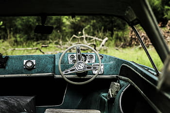 grigio, volante dell'automobile, superficiale, fotografia a fuoco, auto, veicolo, mezzi di trasporto, Vintage ▾, vecchio, volante, veicolo terrestre