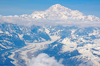 montagne, picchi, vertice, scogliere, paesaggio, natura, la neve, freddo, inverno, blu, cielo