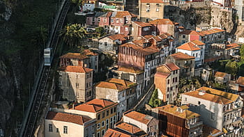 vesnické domy, během dne, architektura, budova, infrastruktura, vesnice, domy, železnice, dráha, venkovní, panoráma města