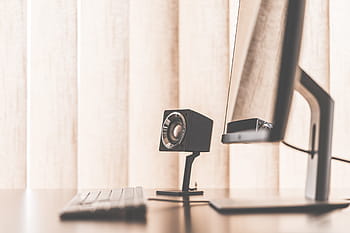pengaturan ruang kerja kantor minimalis, Speaker, Minimalis, Kantor, ruang kerja, Pengaturan, komputer, meja, tampilan, gir, kantor rumah