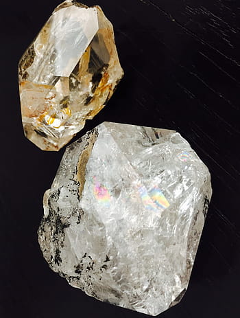 diamante Herkimer, quarzo, guarigione, cristalli, semi prezioso, pietra preziosa, minerale, cristallo, roccia - oggetto, geologia