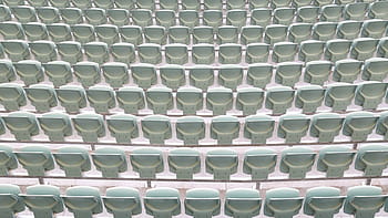 gray stadium seat, closeup, row, gray, seats, chairs, seating, stadium, auditorium, show, large group of objects