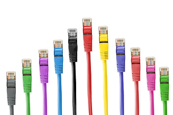 كابلات لان ملونة متنوعة،  كابلات الشبكة،  كابل،  رقعة قماشية،  كابل التصحيح،  ص،  RJ45،  ص -45،  شبكة الاتصال،  خط،  خ