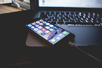 iPhone 6, Terhubung, iTunes, iphone, macbook, pro, teknologi, komputer, Komputer apple, internet, Monitor komputer