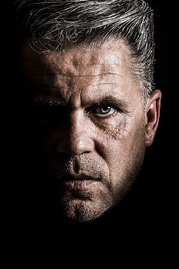 close-up, man, face, black, background, human, portrait, look, men, person, ernst