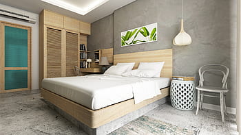 การออกแบบตกแต่งภายใน, สไตล์โมเดิร์น, บ้าน, การตกแต่ง, อพาร์ทเม้น, ห้องนอน, ในบ้าน, ภายใน, เอเชียสไตล์โมเดิร์น, เขตร้อน, ห้อง