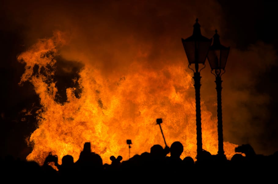 ohňostroj, epcot, disney, oheň, pyrotechnické, Červené, oranžový, světlo, exploze, událost, vybuchující