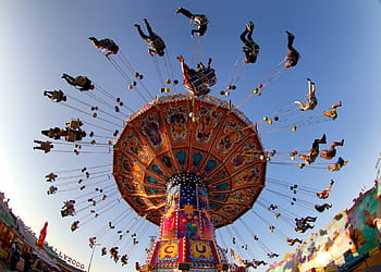skupina, osoba, jezdectví, kolotoč, Mnichov, oktoberfest, jízda, zábava, radost, folklórní festival, výstaviště