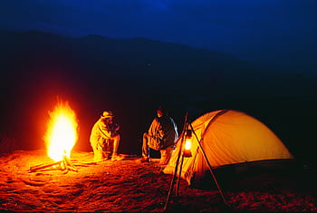 kerala, campeggio, fuoco, freddo, escursioni a piedi, campo, camino, tenda, all'aperto, fiamma, avventura