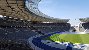 green, gray, sportsfield, olympic stadium, berlin, stadium