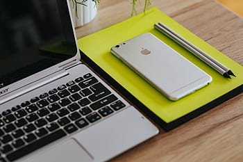 Apel, kerja, notebook, laptop, Bisnis, kayu, smartphone, pensil, Perak, Acer, putih