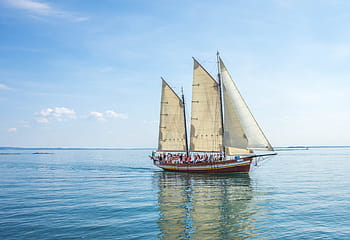 group, people, sail, ship, sea, boat, lake garda, italy, vessel, sailing ship, travel