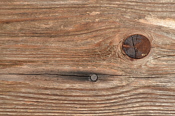 brown, wooden, board, gray, metal nail, node, cracks, wood, texture, wood - Material, plank