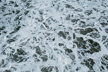 ocean, water, close up, waves, bubbles, splash, nature, outside, outdoors, wet, swimming
