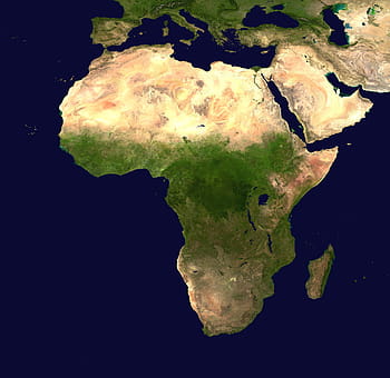 north america continent, africa, continent, aerial view, geography, map, satellite image, satellite photo, atlantic, indian ocean, middle east