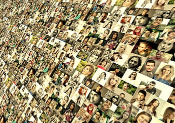 photo collage, photo montage, faces, photo album, world, population, media, system, network, news, personal