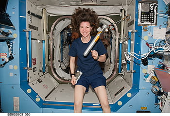 kvinde, flydende, ydre, rumskib, astronaut, plads, spacewoman, ingen tyngdekraft, iss, International rum Station, udforskning