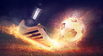 unpaired, white, adidas shoe, kicking, soccer ball, football, shoe, football boot, sport, ball, rush