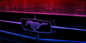 šedá, Černá, ford mustang znak, ford mustang, ford, mustang, hřebec, brod, mustang, automobil, auto, vozidlo