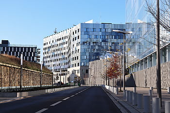 العمارة الحديثة،  التصميم الحضري،  شارع،  مدينة،  باريس،  فرنسا،  ضوء،  بطريق،  بناء،  مستقبلية،  العقارات
