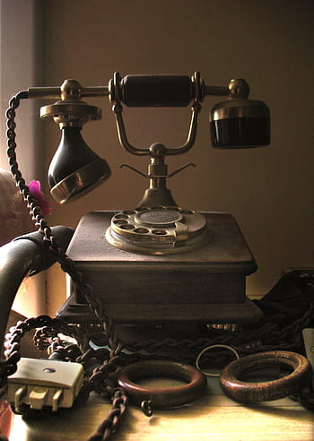 vintage, telephone, communication, old, nostalgic, nostalgia, good old days, antique, collectible, retro, memory