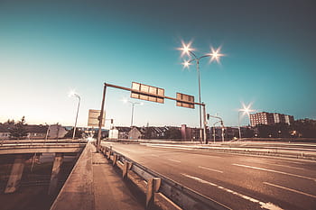 semáforos # 3, intersección de carreteras, semáforos, automóviles, ciudad, sin nubes, encrucijada, oscuridad, intersección, luces, noche