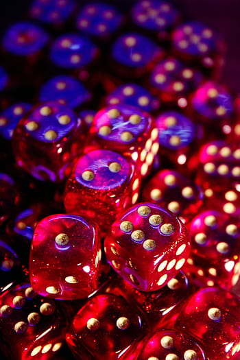 red dice lot, cube, role playing game, pay, instantaneous speed, number cube, gambling, luck, red, pink, background