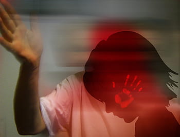 man, wearing, white, shirt, hand, beat, violent, child, slap in the face, brutal, fear