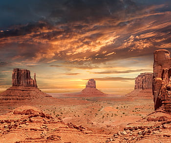 landscape, mountains, desert, sunset, dry, rocks, sky, utah, drought, scenic, sand