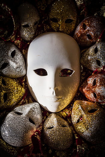 white emotion mask, costume, mask, venetian, carnevale, carnival, festival, mask - disguise, spooky, human body part, horror