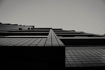 architectural, photography, building, art, structure, squares, lines, modern, black and white, grayscale, architecture