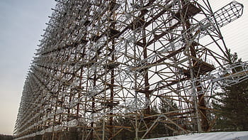 duga, radar, chernobyl, pripyat, nuclear power, duga complex, defense, system, woodpecker, over-the-horizon, oth