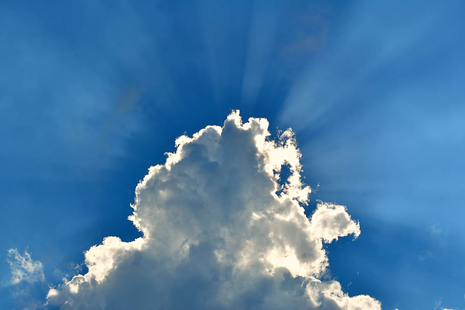 Sky, Nature, Landscape, couds, blue, cloud, countryside, outdoor, scenery, country, sun