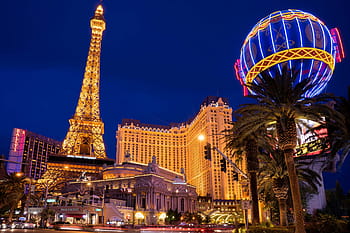Lights, Las Vegas, urban, uSA, night, the Strip, las Vegas - Nevada, nevada, casino, famous Place, paris Las Vegas
