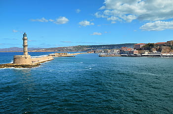 Řecko, Chania, Kréta, starý, přístav