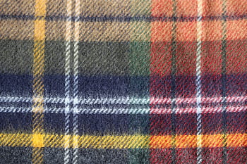 modrý, zelená, Černá, nachový, růžový, oranžový, přehoz, textil, flanel, tartan, vzor
