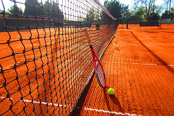 rosso, nero, racchetta da tennis, pendente, netto, sport, palla da tennis, tennis, rete da tennis, Tribunale, sport della racchetta