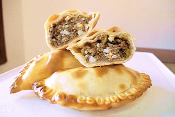 empanadas, food, fried, lunch, meat, chicken, crispy, home, restaurant, delicious, power