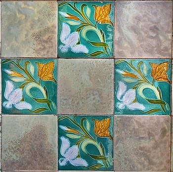piastrella, piastrella da muro, jugendstil, stile liberty, ceramica, decorativo, design, Vintage ▾, modello, elegante, mosaico